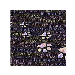 Footprints Path Mystery Unknown Square Satin Scarf (30  X 30 ) by Paksenen