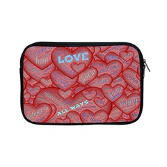 Love Hearts Valentine Red Symbol Apple Ipad Mini Zipper Cases by Paksenen