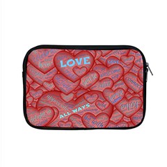 Love Hearts Valentine Red Symbol Apple Macbook Pro 15  Zipper Case by Paksenen