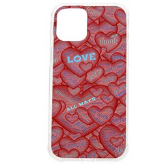 Love Hearts Valentine Red Symbol Iphone 12 Pro Max Tpu Uv Print Case