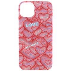 Love Hearts Valentine Red Symbol Iphone 15 Pro Black Uv Print Pc Hardshell Case