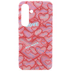 Love Hearts Valentine Red Symbol Samsung Galaxy S24 6 2 Inch Black Tpu Uv Case by Paksenen