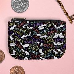 Time Nonlinear Curved Undirected Mini Coin Purse by Paksenen