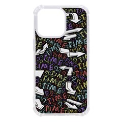 Time Nonlinear Curved Undirected Iphone 13 Pro Tpu Uv Print Case by Paksenen