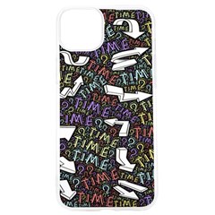 Time Nonlinear Curved Undirected Iphone 15 Pro Tpu Uv Print Case