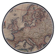 Old Vintage Classic Map Of Europe Wireless Fast Charger(black) by Paksenen