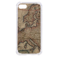 Old Vintage Classic Map Of Europe Iphone Se by Paksenen