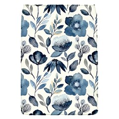 Indigo Watercolor Floral Seamless-pattern Removable Flap Cover (S)