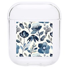 Indigo Watercolor Floral Seamless-pattern Hard Pc Airpods 1/2 Case