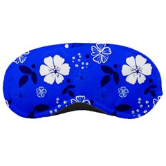 Blooming Seamless Pattern Blue Colors Sleep Mask by Ket1n9