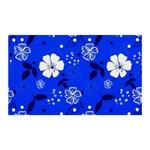 Blooming Seamless Pattern Blue Colors Banner and Sign 5  x 3  Front