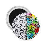 Brain Mind Psychology Idea Drawing 2.25  Magnets Front