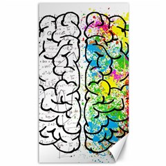 Brain Mind Psychology Idea Drawing Canvas 40  X 72  by Loisa77