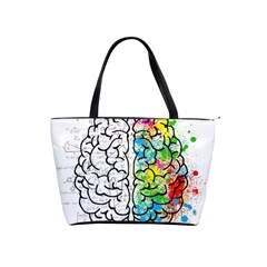 Brain Mind Psychology Idea Drawing Classic Shoulder Handbag by Loisa77