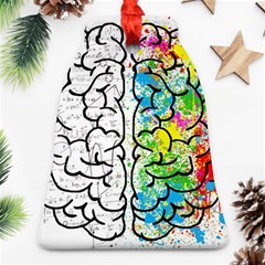 Brain Mind Psychology Idea Drawing Bell Ornament (two Sides)