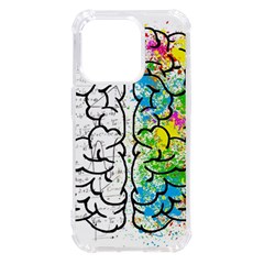 Brain Mind Psychology Idea Drawing Iphone 14 Pro Tpu Uv Print Case by Loisa77