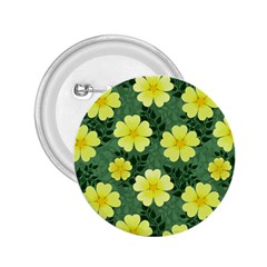 Bloom Flowering Yellow Blade Green 2 25  Buttons by Loisa77