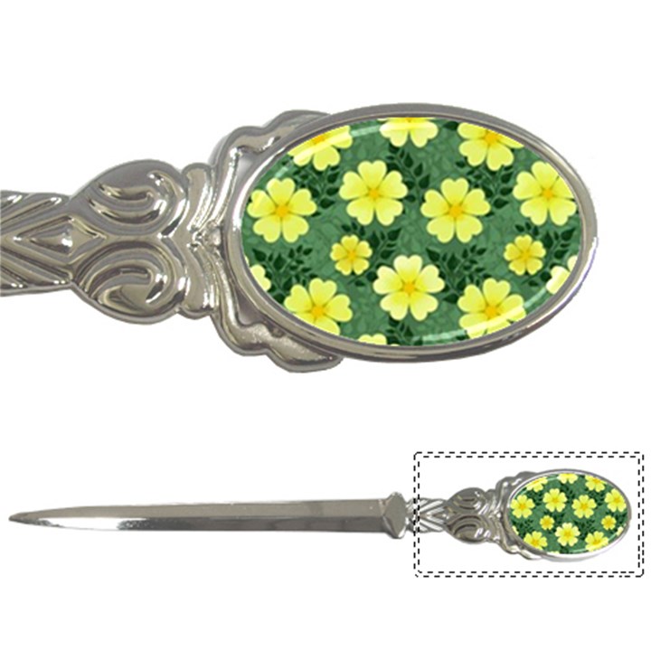 Bloom Flowering Yellow Blade Green Letter Opener