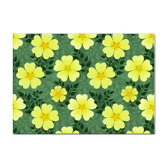 Bloom Flowering Yellow Blade Green Sticker A4 (100 Pack) by Loisa77