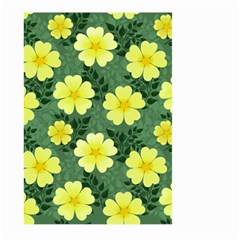 Bloom Flowering Yellow Blade Green Large Garden Flag (two Sides) by Loisa77