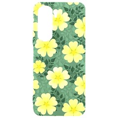 Bloom Flowering Yellow Blade Green Samsung Galaxy S24 Plus 6 7 Inch Black Tpu Uv Case