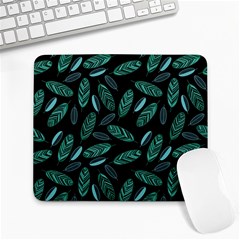 Leaves Pattern Abstract Blade Large Mousepad by Loisa77