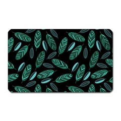 Leaves Pattern Abstract Blade Magnet (rectangular)