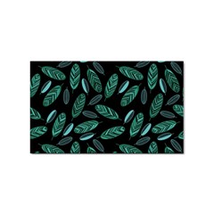 Leaves Pattern Abstract Blade Sticker Rectangular (100 Pack) by Loisa77