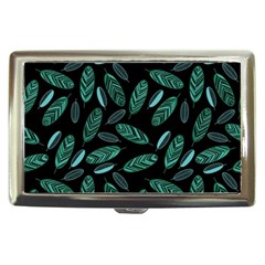 Leaves Pattern Abstract Blade Cigarette Money Case by Loisa77