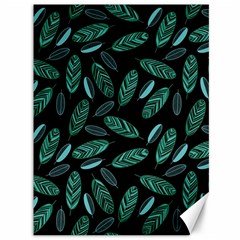 Leaves Pattern Abstract Blade Canvas 36  X 48  by Loisa77