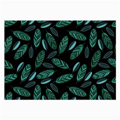 Leaves Pattern Abstract Blade Large Glasses Cloth by Loisa77