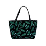 Leaves Pattern Abstract Blade Classic Shoulder Handbag Back