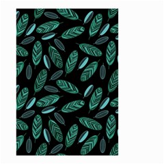 Leaves Pattern Abstract Blade Small Garden Flag (two Sides) by Loisa77