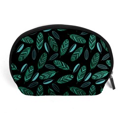 Leaves Pattern Abstract Blade Accessory Pouch (large) by Loisa77