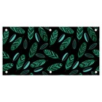 Leaves Pattern Abstract Blade Banner and Sign 6  x 3  Front