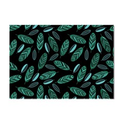 Leaves Pattern Abstract Blade Crystal Sticker (a4) by Loisa77