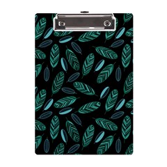 Leaves Pattern Abstract Blade A5 Acrylic Clipboard