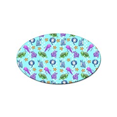 Sea Ocean Sealife Turtle Jellyfish Sticker Oval (10 Pack) by Loisa77