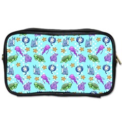 Sea Ocean Sealife Turtle Jellyfish Toiletries Bag (two Sides) by Loisa77