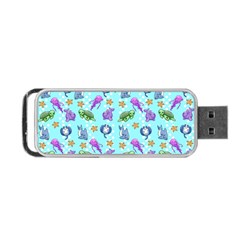 Sea Ocean Sealife Turtle Jellyfish Portable Usb Flash (one Side) by Loisa77