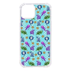 Sea Ocean Sealife Turtle Jellyfish Iphone 14 Tpu Uv Print Case by Loisa77