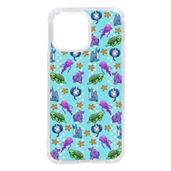 Sea Ocean Sealife Turtle Jellyfish Iphone 14 Pro Max Tpu Uv Print Case by Loisa77