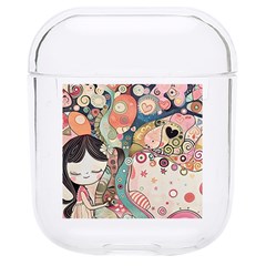 Whimsical Colorful Young Girl Hard Pc Airpods 1/2 Case by Loisa77