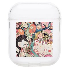 Whimsical Colorful Young Girl Soft Tpu Airpods 1/2 Case by Loisa77