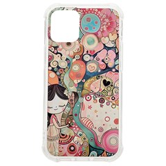 Whimsical Colorful Young Girl Iphone 12 Mini Tpu Uv Print Case	 by Loisa77