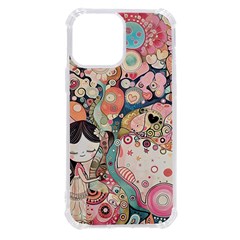 Whimsical Colorful Young Girl Iphone 13 Pro Max Tpu Uv Print Case by Loisa77