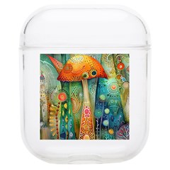 Whimsical Mushrooms Colorful Patterns Soft Tpu Airpods 1/2 Case by Loisa77