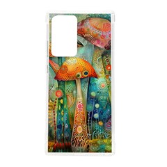 Whimsical Mushrooms Colorful Patterns Samsung Galaxy Note 20 Ultra Tpu Uv Case by Loisa77