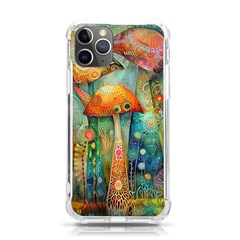 Whimsical Mushrooms Colorful Patterns Iphone 11 Pro 5 8 Inch Tpu Uv Print Case by Loisa77