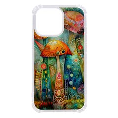 Whimsical Mushrooms Colorful Patterns Iphone 13 Pro Tpu Uv Print Case by Loisa77